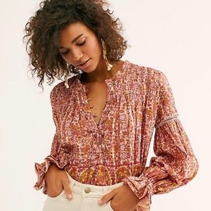 Free People Bohemian DiscoTop Size Medium
